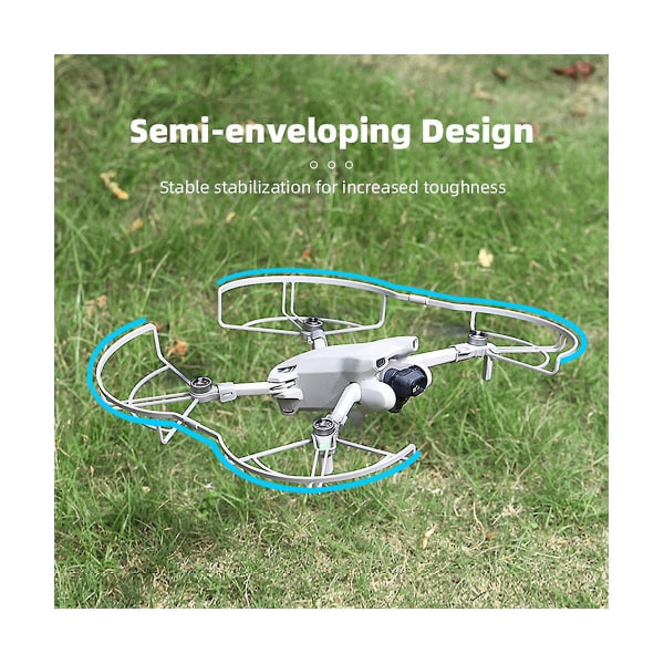 Propellervakt for Mini 3 / Mini 3 Pro Drone - Rask utløsning, beskyttende ring, bur