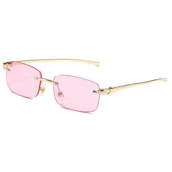 Solbriller til Kvinder Mænd Retro Aviator Firkantet Goggle Klassisk Stel briller