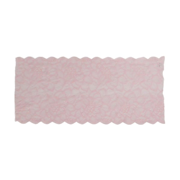 Spetsband 23cm Bred Nylon Hög Elasticitet Mjukt Används Ofta Klädtillbehör för Skor Hattar Sömnad Rosa YEMAA