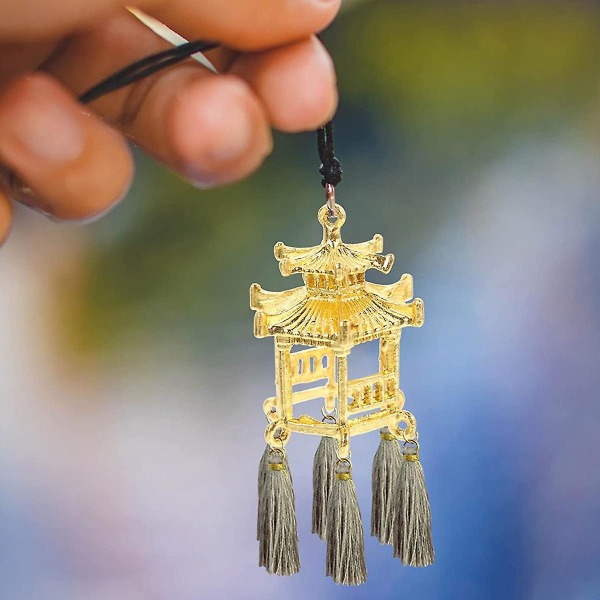 20 stk øreringe gyldne hængende fremstillingsarmbånd Antikke smykker Nøgle Charms Pagoda Vedhæng Vedhæng Ch