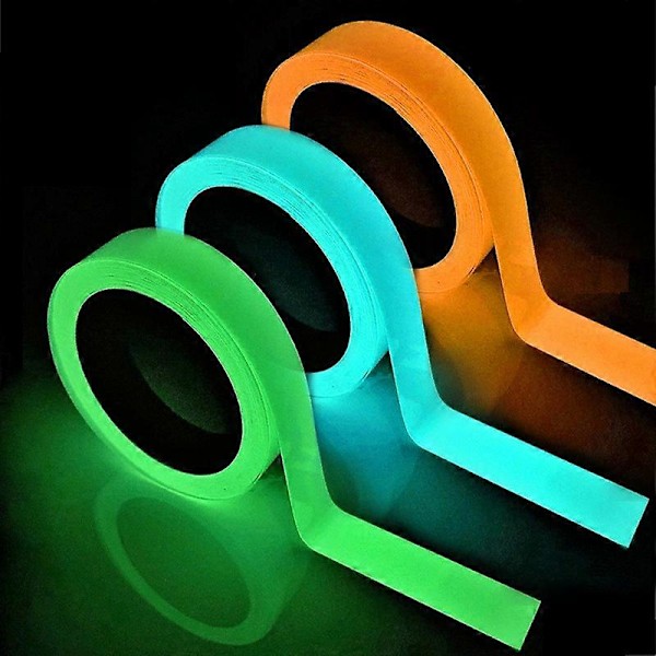 20mm*5m Selvlysende Tape, Fluorescerende Tape