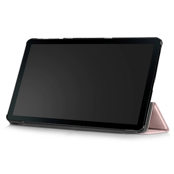 XYC For Samsung Galaxy Tab A 10.1 (2019) SM-T510 Gylint Tab A 10.1 (2019) Deksel, Tri-Fold Stativ Slank og Lett Deksel; SM-T515 Rose Gull