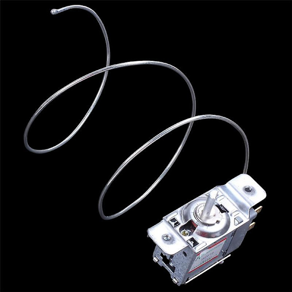 3x AC 220V-250V Volt 5(4)A 3-polig 5,8 mm axeldiameter Kylskåps termostat