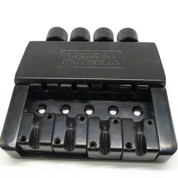 1 Set 4-strängs Huvudlös Basgitarrbro System Elektrisk Basdel för Huvudlös Elektrisk Bas Rep