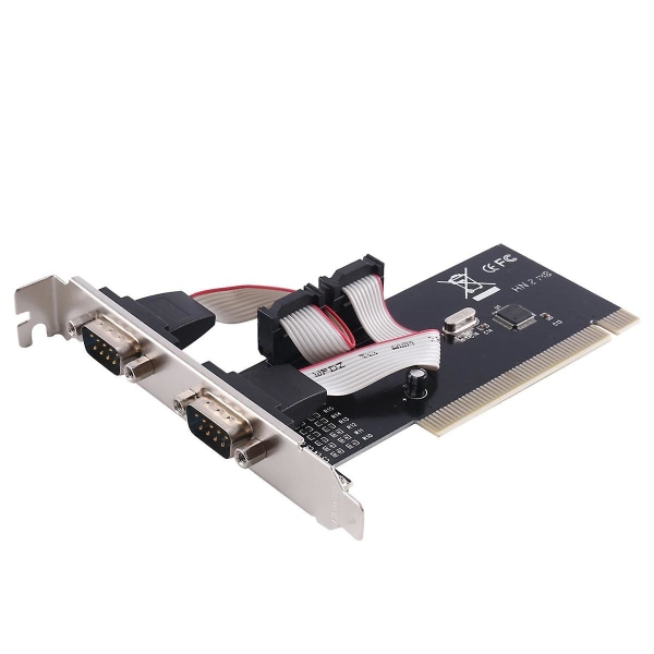 PCI-R232-sovitin PCIe-2-porttisarjan laajennuskortti PCI-e-teollisuus RS232-sarjaportin sovitin