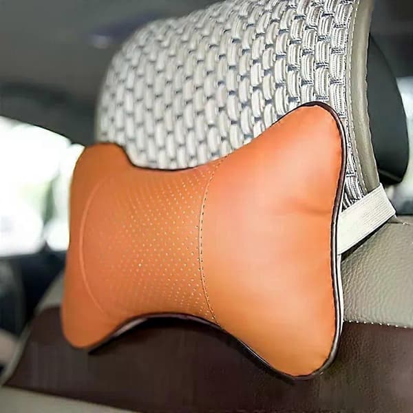 1 st Bil Nackkuddar Bil Nackstöd Kudde Stöd Sätestillbehör Universal Ryggstöd Säkerhetskudde Auto Interiörtillbehör 1PC Brown