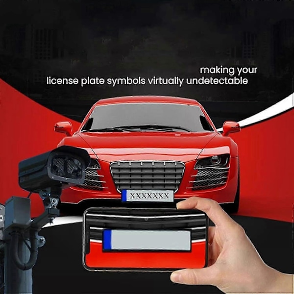 Usynlig Nummerpladespray, Nummerplade Reflekterende Spray
