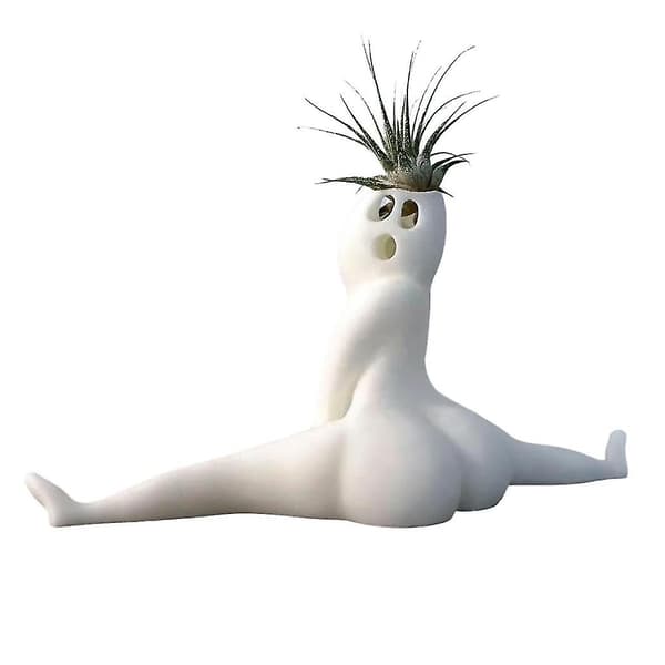 2st Rolig Stor Booty Spöke Planter, Practical Gift Decor Planter Air Fern Display Stand, Stor Booty Spöke Planter