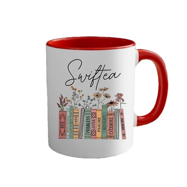 Swiftea kaffemugg - rolig söt mugg - present, för kvinnor och tjejfans Nyhet kaffemugg B