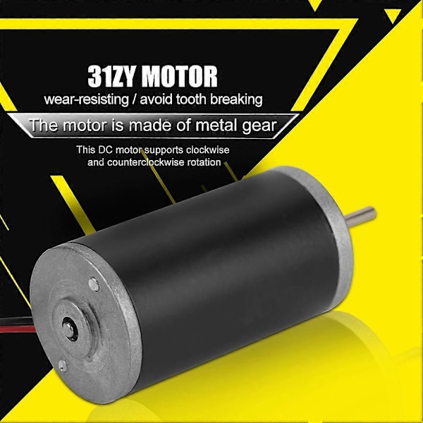 31ZY Pysyvä magneettinen DC-hiiliharjamoottori CW/CCW (6V 4000rpm)