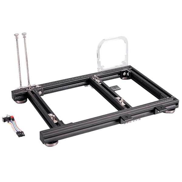 ITX PC-chassi i aluminiumlegering för DIY-kylning (Svart S)