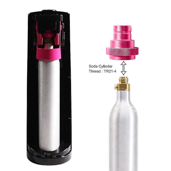 Hurtigkoblingsadapter til CO2 kompatibel med Sodastream Water Sprinkler Duo Art, Terra, Tr21-4 Jnnjv c2024112211