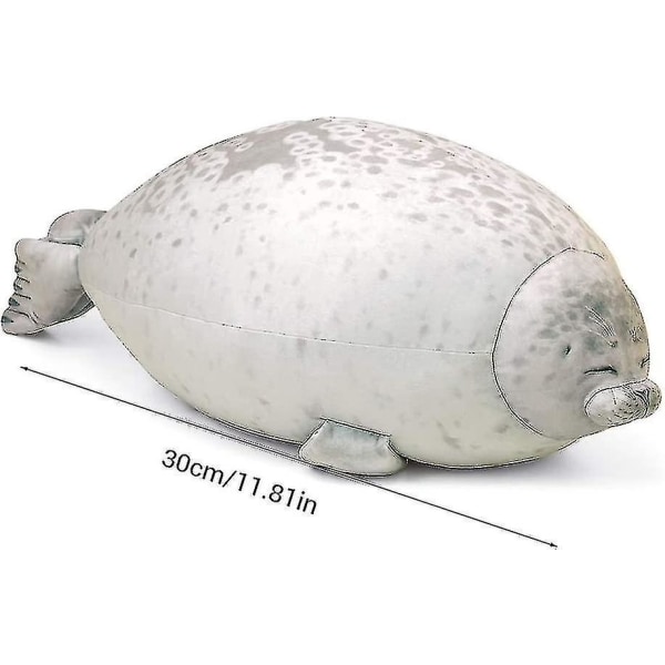 60 cm Seal Dyrepute, Chubby Blob Seal Pute Søt Seal Utstoppet Dyr Bomull Plysj Lekepute Komfortabel Myk Seal Klempute Ryggpute, G