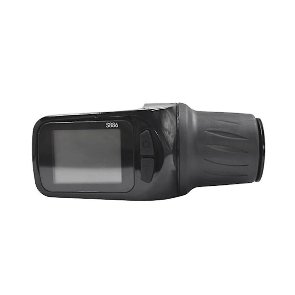 24v 36v 48v 60v S886 Ebike LCD-skjermpanel Juster med vrigass for elektrisk sparkesykkel (sm-plugg 5pin)