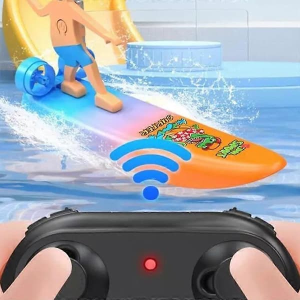 2-i-1 Amfibisk Drivande Fjärrkontroll Surfbräda, RC Vatten Drift Scooter Leksaker