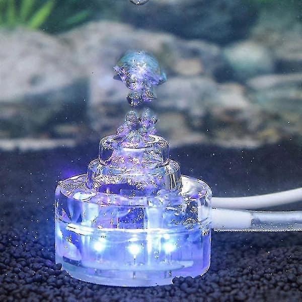 Akvarium Luftboble Lys Akvarium LED Lys Akvarium Landskabsdekoration