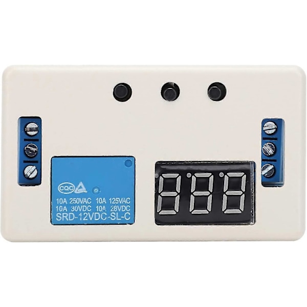 DC 12V Timer Relé, Digital Automatisering Timing Timer Timing Relébryter Programmerbar Timer Med Vanntett Deksel