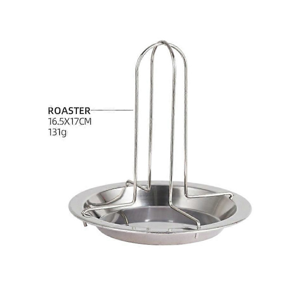 Vertikal kyllingeholder Rustfrit stål non-stick kyllingeholder til stegning af kylling