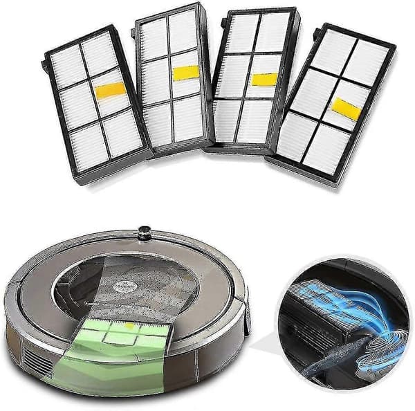 Tilbehørssæt til Irobot Roomba 800 900 Reservedele Filtre