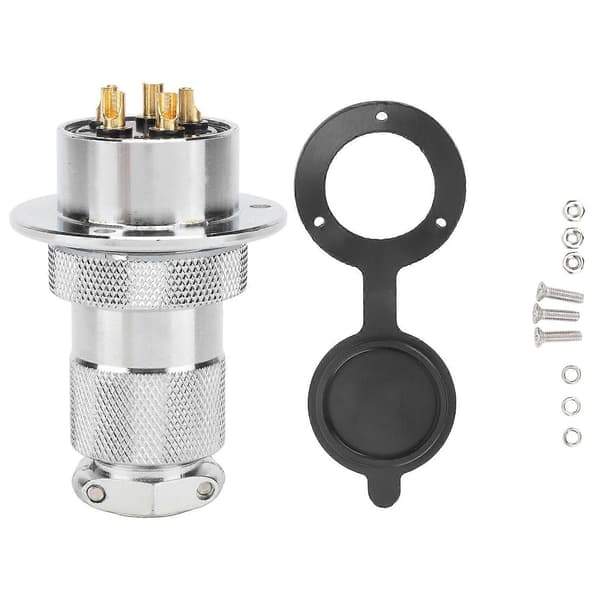 Luftfartsstik Socket Connector 30mm Elektrisk Strømadapter til Maskinudstyr 5 Pin YEMAA