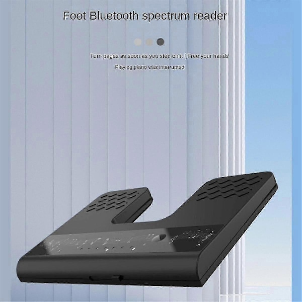 Smart Trådlös Bluetooth Fotpedal Gitarr Notvändare Bärbar Gitarrbladsvändare Musikinstrument Uppladdningsbar