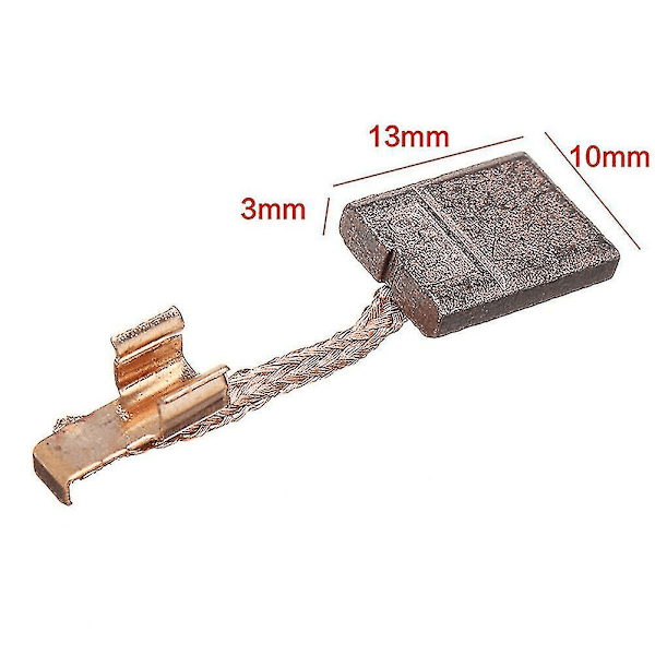 4 stk. Kullbørster for Makita DTD146 DHP456 DHP458 BHP456 BDF446 BHP454 CB440 Kordløs Elektrisk Hammerbor
