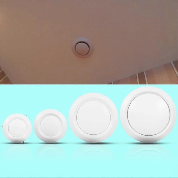 2025 Lämpligt Ventilationsfläktskydd Avgasfläkt Tillförselventil Ventilation Ventilationskanal Slangskydd (75mm)