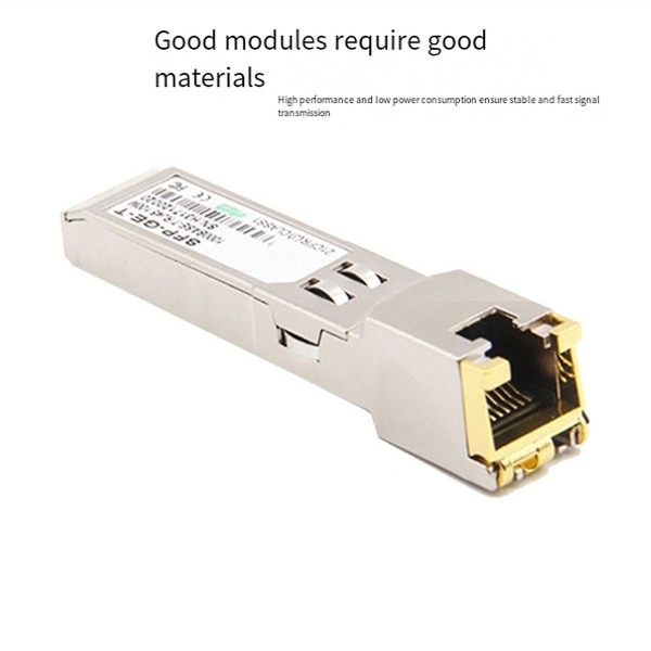 1 stk SFP Modul RJ45 Switch GBIC 10/100/1000 Connector SFP Kobber RJ45 SFP Modul Gigabit Ethernet