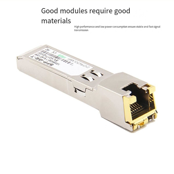 1kpl Sfp Module Rj45 Switch Gbic 10/100/1000 Liitin Sfp Kupari Rj45 Sfp Module Gigabit Ethernet