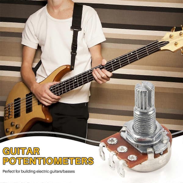 Gitarr Små Storlekskruvar B500K Potentiometrar För Gitarr Basdelar (Paket Om 10)