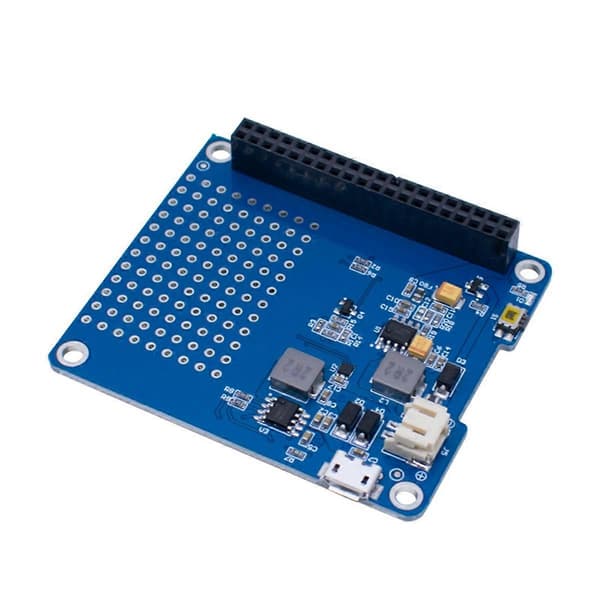 UPS HAT -levy Raspberry Pi 3B+:lle, litiumakku laajennuslevy