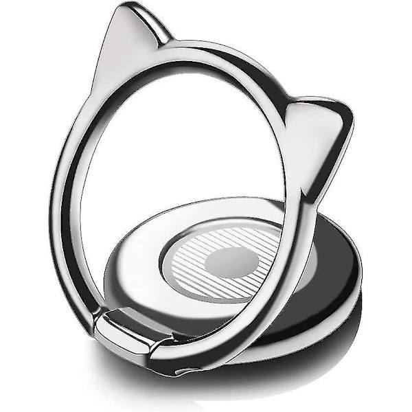 Kattmobiltelefonring, Ringhållare Ultratunn 3mm 360 Graders Rotation Ring Telefonhållare Smartphone Telefonring Universal Kompatibel Med Huawei Och Andra