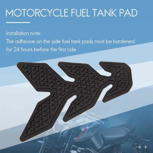 Motorcykel utan sidobränsletankklistermärken Vattentät gummidekal för Mt-09 Mt09 2021