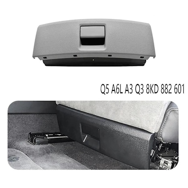 Grå elektrisk setelagerboks hanskerom skuff for A4l Q5 A6l A3 Q3 8kd 882 601