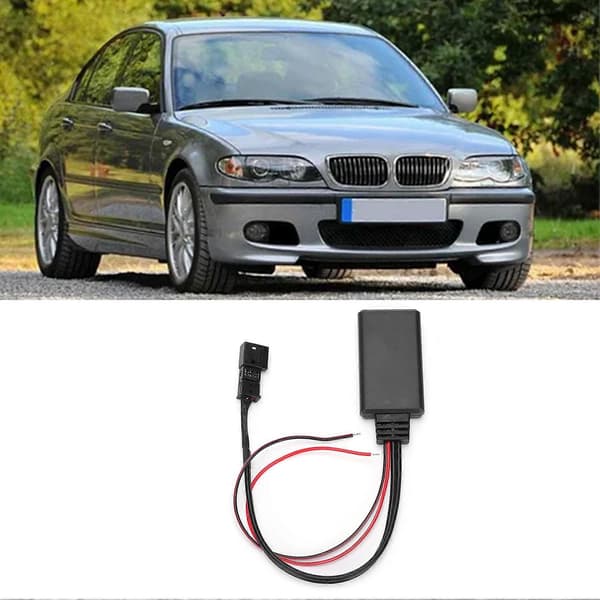 3-polet AUX-port Bluetooth-modul AUXIN-kabeladapter Aux-indgang passer til E46 E39 E53 X5