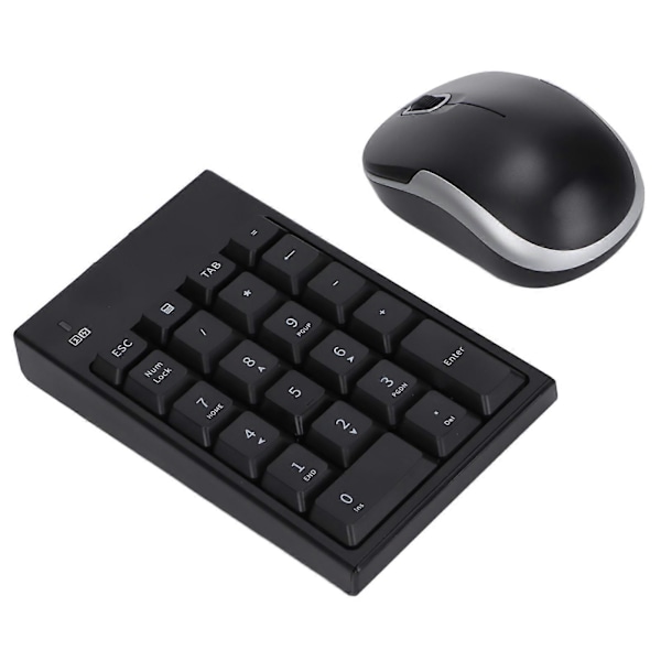 Numerisk Tastatur og Mus Sæt MC?61CB Trådløs 2.4g Bærbar Lydløs Tastatur Mus til Desktop Laptop YEMMA