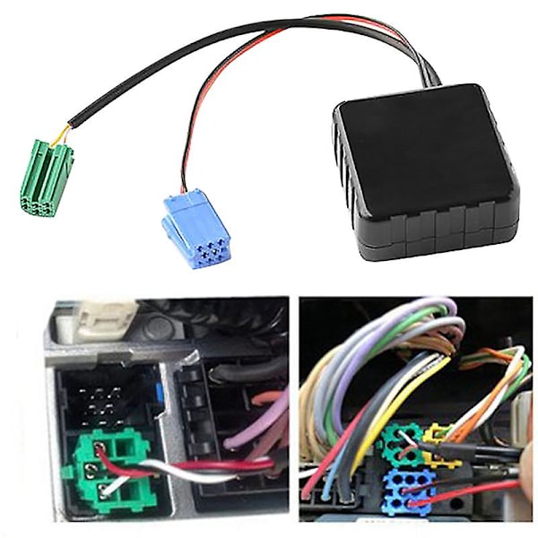 Bil Bluetooth Ljudadapter Interface Mini Iso 6-stifts & 8-stifts för 2005-2011 Modeller Stereo Cd Värd