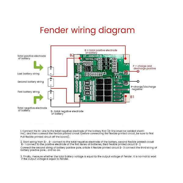 3S 12,6V 25A Skyddskort 18650 Li-Ion Litiumbatteriladdare Förbättra/Balansera för Elektriska Verktyg