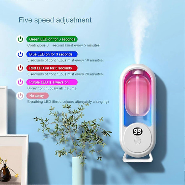Automatisk Aromaterapi Diffuser, Automatisk Diffuser Spray Toalettfrisker