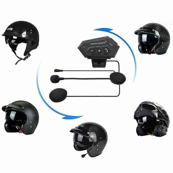 Moottoripyöräkypärän Bluetooth-kuulokemikrofoni Kypäräpuhelin