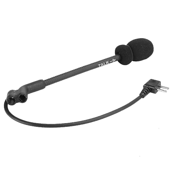 Sort Z Tactics Mikrofon Mic 2 Pin Til Comtac Ii H50 Støjreduktion Headset Klar Lyd