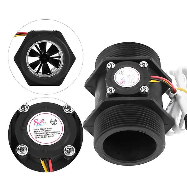 Vandvarmer Flowmåler - DN50 G2\" Turbine Flowmåler med Hall Sensor Switch