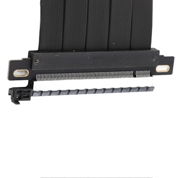 PCIE 4.0 X16 Ekstremt Fleksibelt 180 Graders Højhastigheds GPU Forlængerkabel Riserkort til RX6900XT RX6800XT RTX3090ti Sort 45cm/17.72in YEMMA