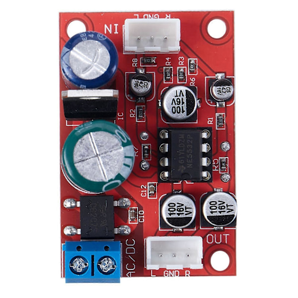 NE5532 Stereo Forforstærker magnetisk hoved Phono forstærkerkort Moving Coil Mikrofon Forstærkere Modul