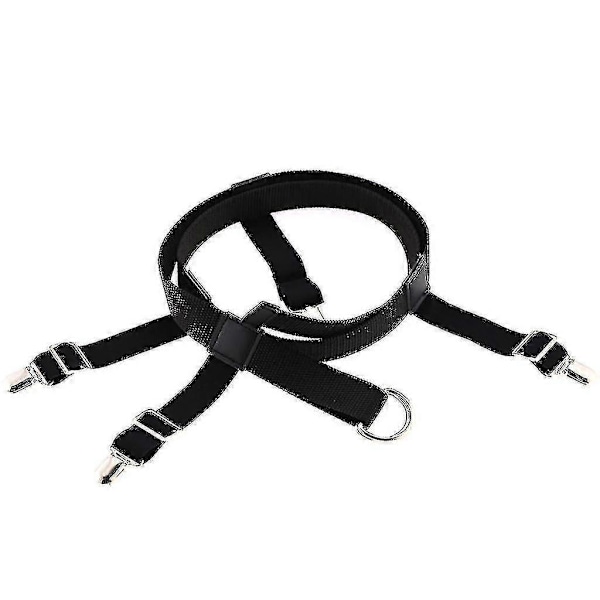 Elastisk nylon taljebælte til mænd og kvinder med strømpeholdere, clips, strømper, bukser, jeans holder stropper