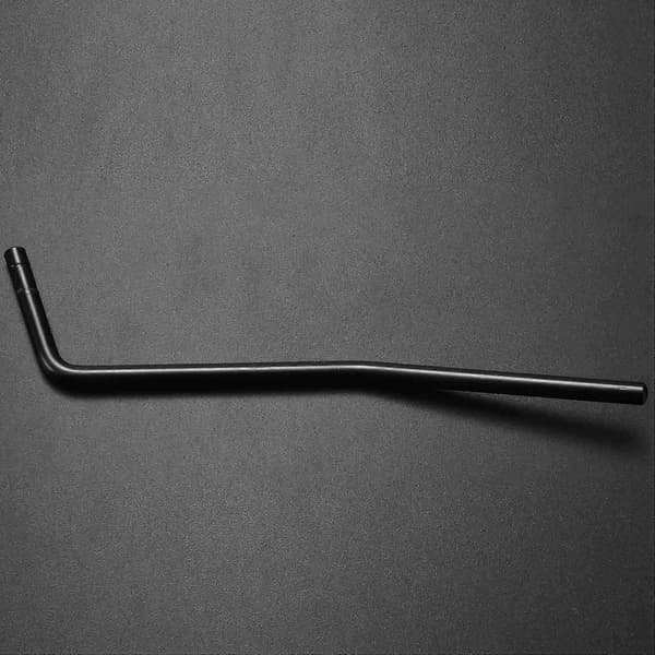 Direkte Indsættelse Elektrisk Guitar Tremolo Arm Whammy Bar - Krom - Sort / Indsætningsdel Diameter