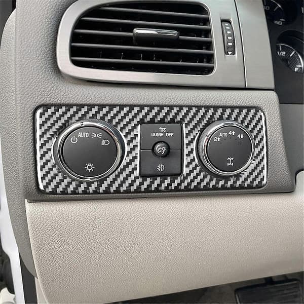 For Chevrolet Bil Frontlysbryter Kontrollknapp Ramme Trim