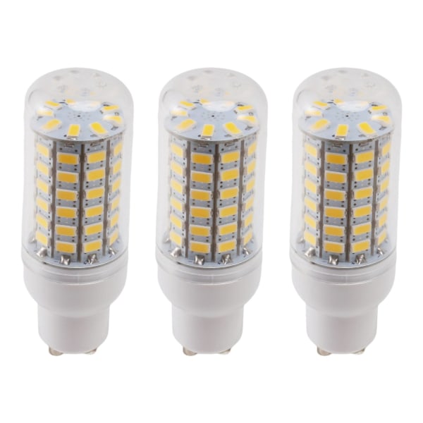 3x 10w 5730 Smd 69 LED-lampor Led Majsljus Led-lampa Energisparande 360 ​​grader 200-240v Vit