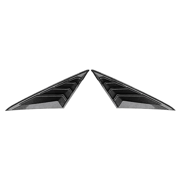 Kolfiber ABS Bakre Fönsterjalusi Lucka Skydd Trim för 2021 2022 Scoop Shade Tillbehör