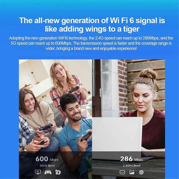 900 Mbps WiFi 6 USB-adapter Bluetooth 5.3 USB-dongle Trådløst netværkskort Dobbelt bånd 2.4/5G Gratis driver til PC Bærbar